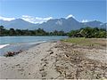 Beach at the village of Juan López