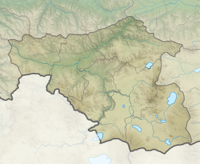 Map showing the location of Kartsakhi Managed Reserve