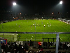 Durante el partido Angers SCO - Le Havre AC en 2007