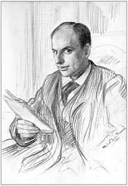 Marcel Schwob (portrait publié par L'Illustration en 1905).