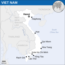 Lokasi Vietnam