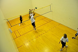 <span class="mw-page-title-main">Wallyball</span> Ball sport