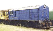 X20 leading a train with X3, in its old blue paint scheme.