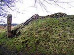 World War II anti-aircraft rocket battery and bombing decoy control building 265 m north east of Ashridge Farm