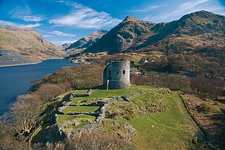 <span class="mw-page-title-main">Dolbadarn Castle</span> Castle in Gwynedd, Wales