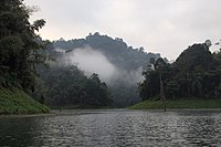 Early morning on Cheow Lan Lake.