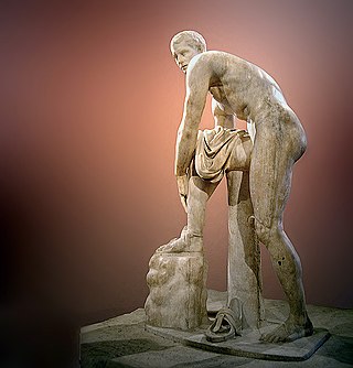 <span class="mw-page-title-main">Hermes Fastening his Sandal</span>