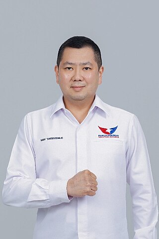 <span class="mw-page-title-main">Hary Tanoesoedibjo</span> Indonesian businessman and politician (born 1965)