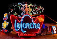 La Concha and Ugly Duckling Car Sales signs - Neon Museum.jpg