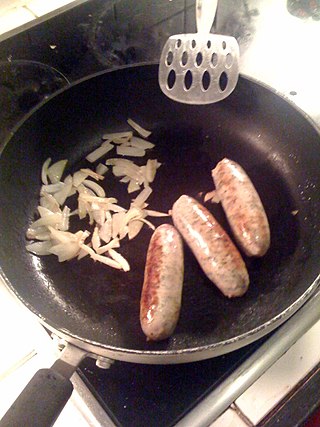 <span class="mw-page-title-main">Lincolnshire sausage</span> English sage-flavoured pork sausage