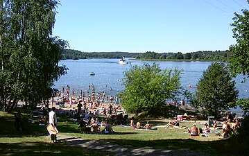 Mälaren vid Mälarhöjdsbadet