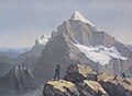 Image 18A Romantic veduta of Mount Triglav by the Carinthian Slovene painter Markus Pernhart. In the Romantic era, Triglav became one of the symbols of Slovene identity. (from History of Slovenia)