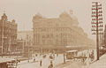 "The Gresham" Hotel (far left) photographed circa 1900.