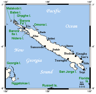 <span class="mw-page-title-main">Santa Isabel (island)</span> Island in Isabel Province, Solomon Islands