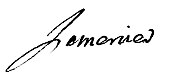 signature de Louis-Nicolas Lemercier