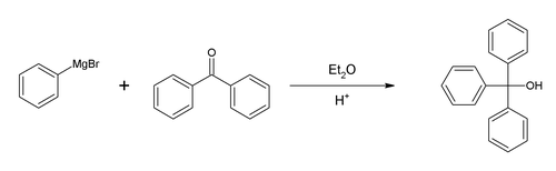 Synthesis of triphenylmethanol