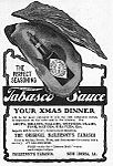 Une publicité pour Tabasco datant de 1905. La bouteille, le logo (et la recette) sont les mêmes que ceux de 1868 et que ceux d’aujourd’hui.