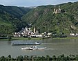 Wellmich unterhalb der Burg Maus