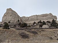 A butte in Wildcat Hills Wildcat hills butte.jpg