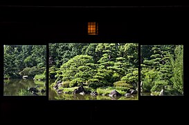 Garden in Keitaku-en, Osaka prefecture