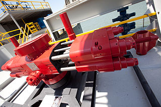 <span class="mw-page-title-main">Blowout preventer</span> Specialized valve