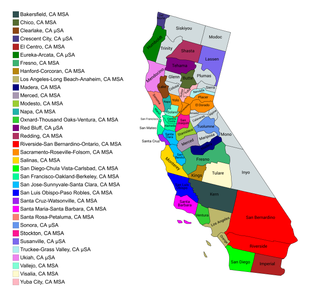 <span class="mw-page-title-main">California statistical areas</span> California statistical areas