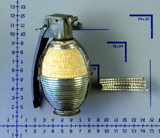 <span class="mw-page-title-main">Composition B</span> Explosive, a mix of RDX and TNT