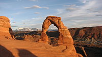 Delicate Arch, an iconic natural arch