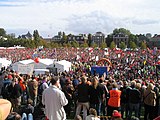 Demonstratie op het Museumplein