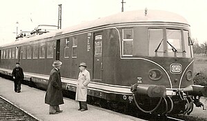 Fernschnelltriebwagen ET 11 01 der DB im Jahr 1957