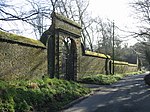 Garden walls at Northbourne Court