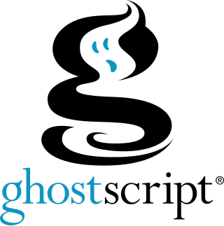 <span class="mw-page-title-main">Ghostscript</span> Interpreter for the PostScript language