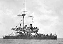 HMS Thunderer incorporated hydraulic mechanisms into the turret, and marked the transition toward the modern battleship. HMS Thunderer (1872).jpg