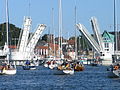 Entrada del port esportiu a Kappeln