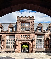 East tower of Pyne College.