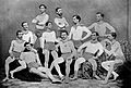 With the first team of the Milwaukee gymnasium, 1869