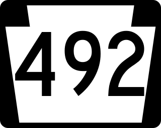 <span class="mw-page-title-main">Pennsylvania Route 492</span> State highway in Susquehanna County, Pennsylvania, US