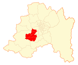 Location in the Santiago Metropolitan Region