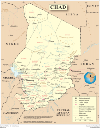 <span class="mw-page-title-main">Geography of Chad</span>