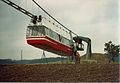 Un aerobus sperimentale a Dietlikon, in Svizzera, nel 1974