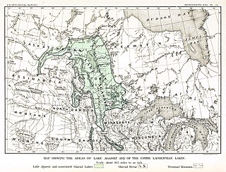 <span class="mw-page-title-main">Lake Agassiz</span> Large lake in central North America at the end of the last glacial period