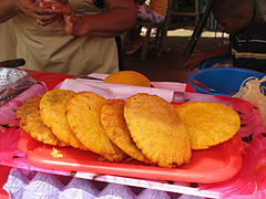 Arepas de huevo.