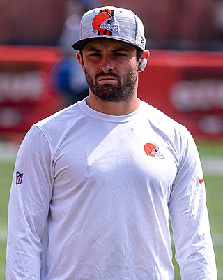 <span class="mw-page-title-main">Baker Mayfield</span> American football player (born 1995)