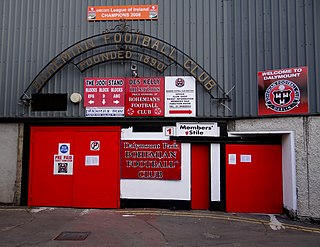 <span class="mw-page-title-main">Dalymount Park</span> Football stadium in Dublin, Ireland