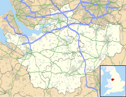 RAF Burtonwood is located in Cheshire