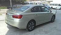 Citroën C4 sedan (China, rear view)