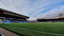 Cheadle End and Danny Bergara Stand, January 2020 Edgeley Park 2020.jpg