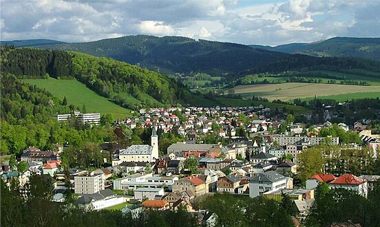 Jeseník : vue générale.