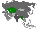 Map by confirmed deaths