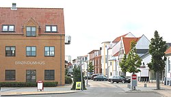 The main street in Juelsminde